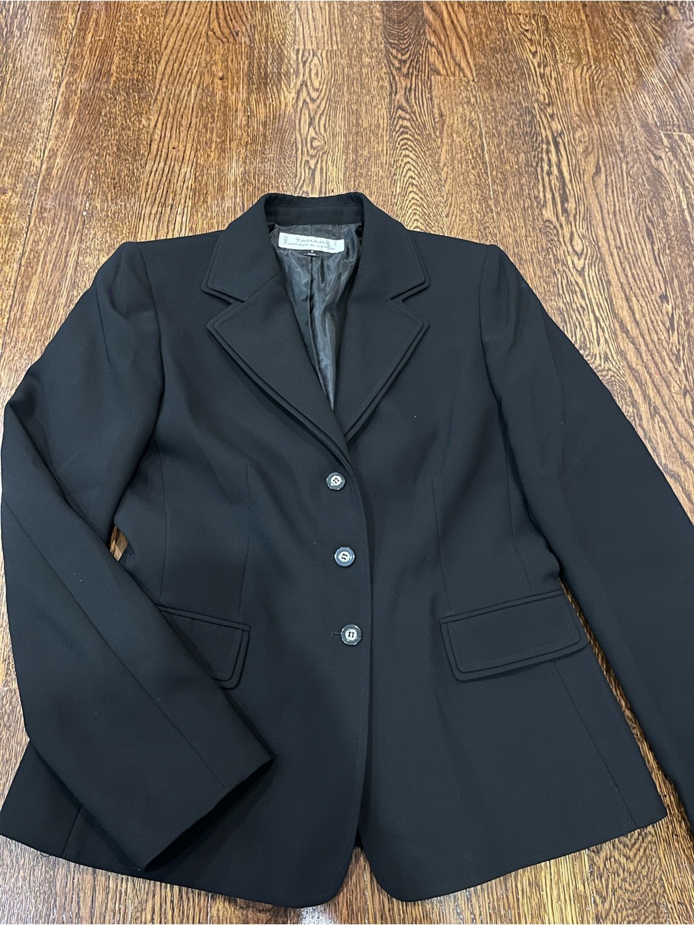 Tahari Black Tailored Women's Blazer Jacket